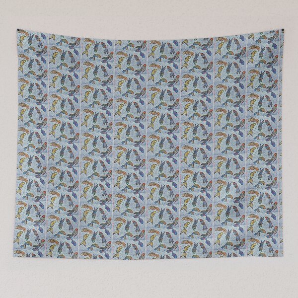 Item preview, 7 fish designed and sold by Melanie Haskell.