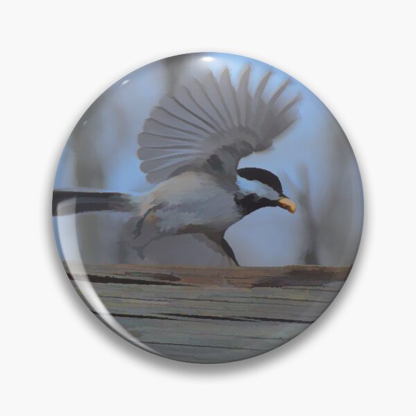Item preview, Chickadee illustration designed and sold by CanadianWild418.