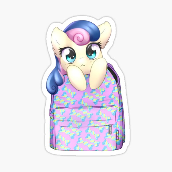 Candy bagpack pony Sticker