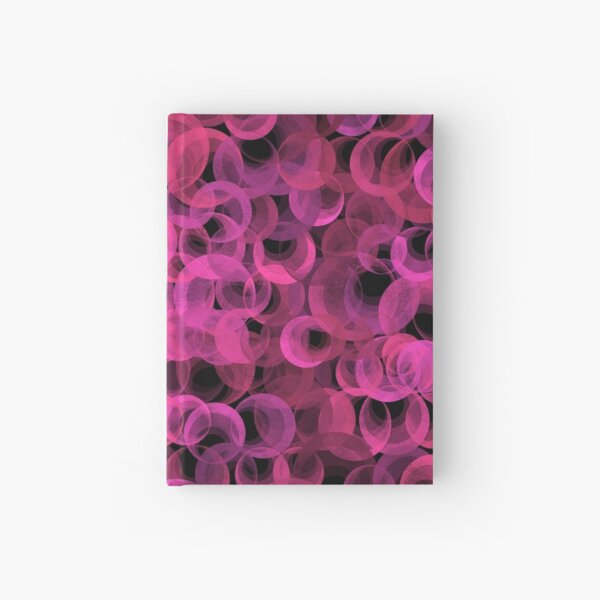 Disco Circles Pink Hardcover Journal