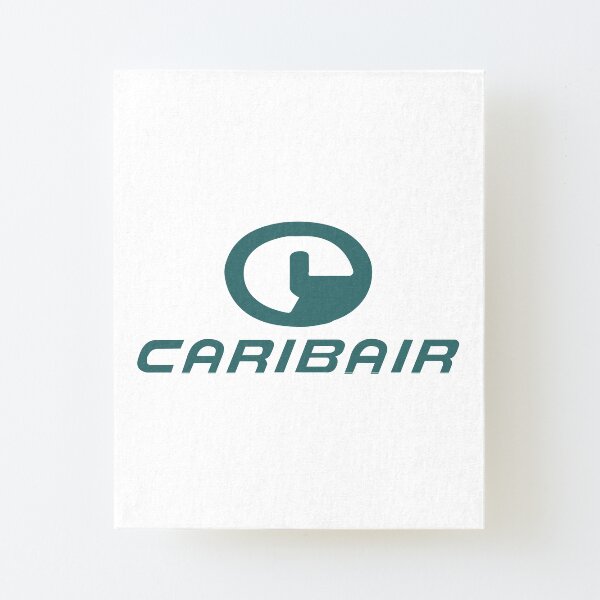 Caribair Logo circa 1966 Canvas Mounted Print