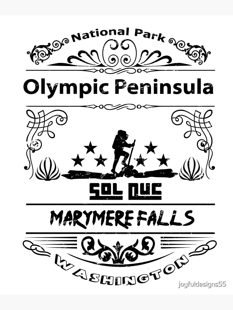 "Olympic Peninsula National Park Washington" Poster for Sale by