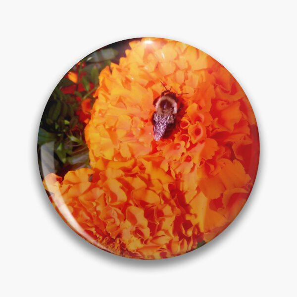 Item preview, Marigolds with bees designed and sold by Shulie1.