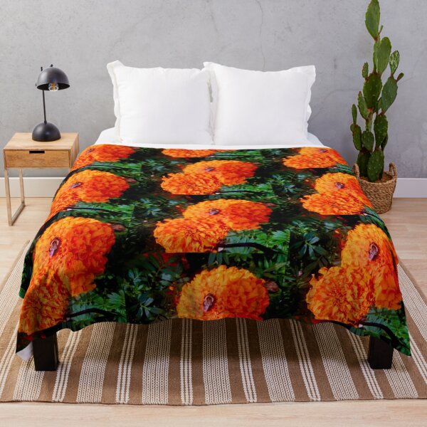 Item preview, Marigolds with bees designed and sold by Shulie1.