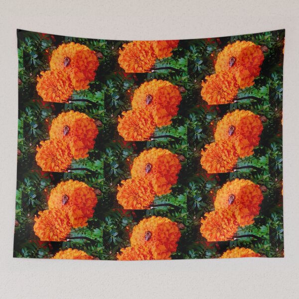 Item preview, Marigolds with bees designed and sold by Shulie1.