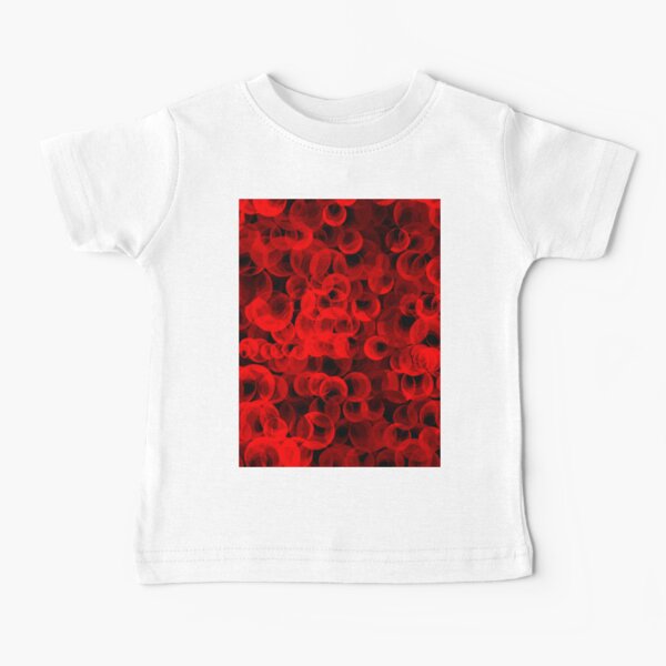 Disco Circles Red Baby T-Shirt