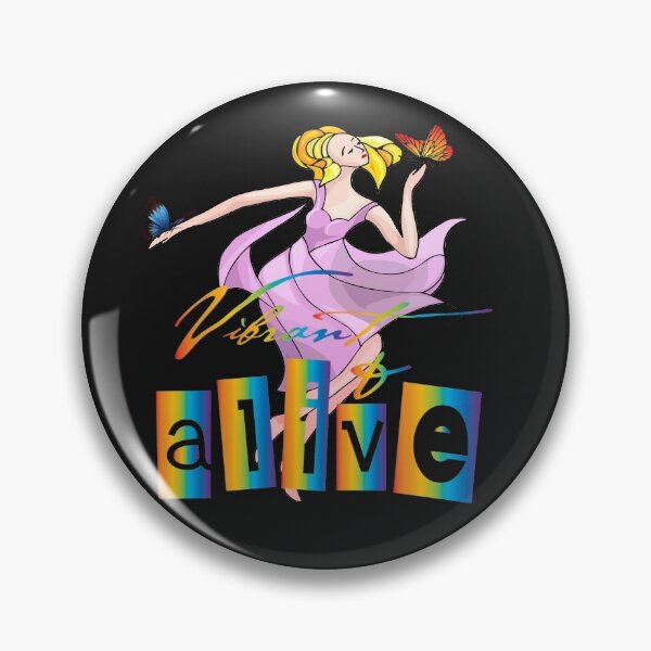 Item preview, Vibrant & Alive Woman With Butterflies Motivational Graphic Art designed and sold by Mary Riley.