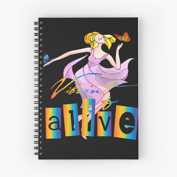 Item preview, Vibrant & Alive Woman With Butterflies Motivational Graphic Art designed and sold by Mary Riley.