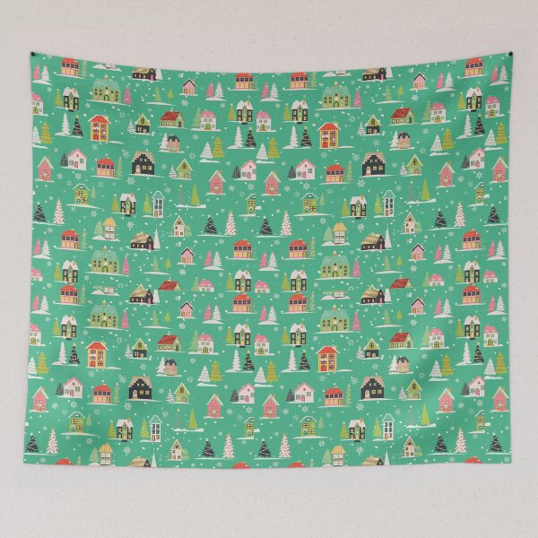 Item preview, Christmas landscape designed and sold by greenirene.
