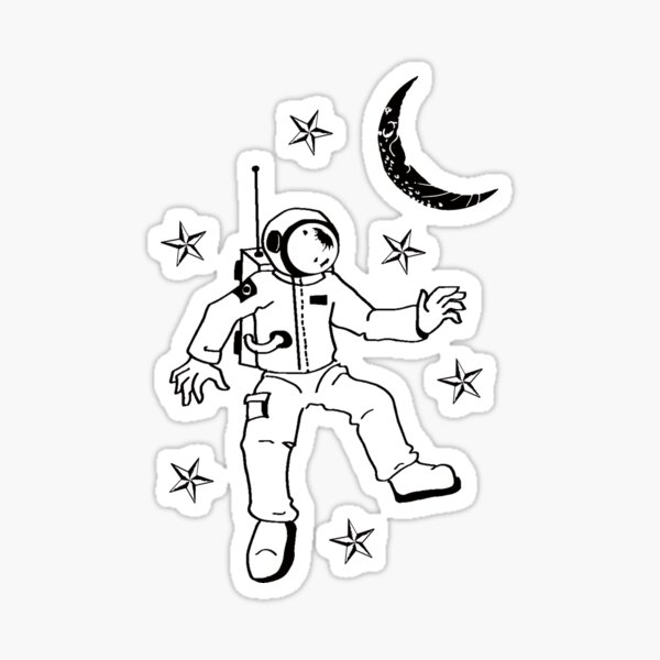 Space Explorer Sticker