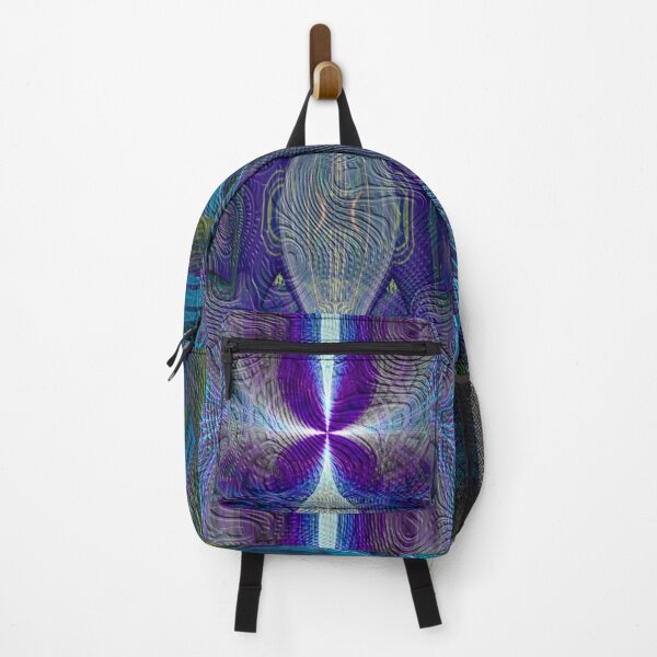 Item preview, Fractal Abstract Blue, Purple and Moss Green Pattern designed and sold by IssyDesigns.