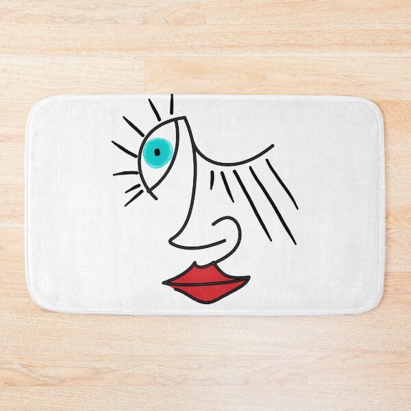 Item preview, Picasso line female face drawing designed and sold by AznavourByKarin.