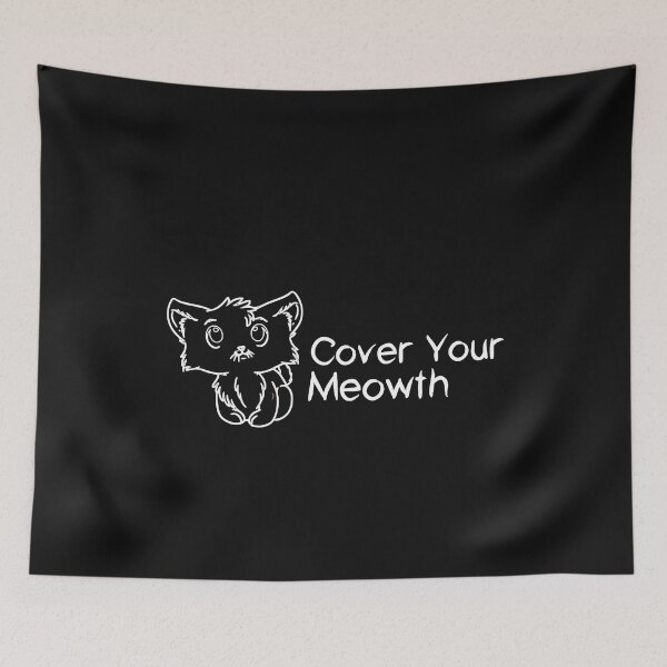 Item preview, Cover Your Meowth, Cat Lover Gift, Meowth Face Mask designed and sold by Mostik Vipo.