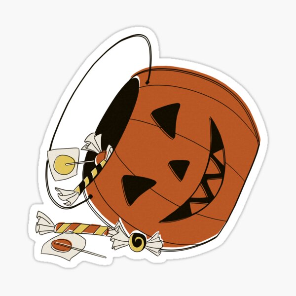 Tricks and Treats Sticker