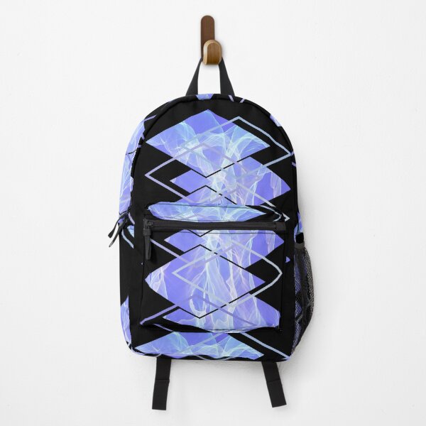 Item preview, White Sky Blue Pinkish Smoke Rhombuses designed and sold by Shapes-Mania.