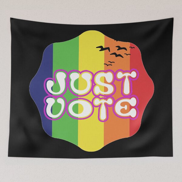 Item preview, JUST GO VOTE designed and sold by Roy Zen.
