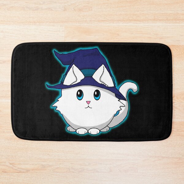 Item preview, Cute n Fluffy - Blue Kitty Witch designed and sold by Katrina Montgomery.
