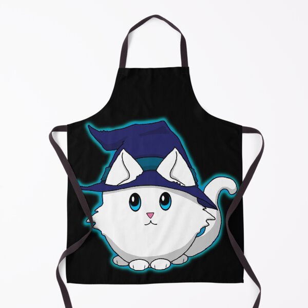 Item preview, Cute n Fluffy - Blue Kitty Witch designed and sold by Katrina Montgomery.