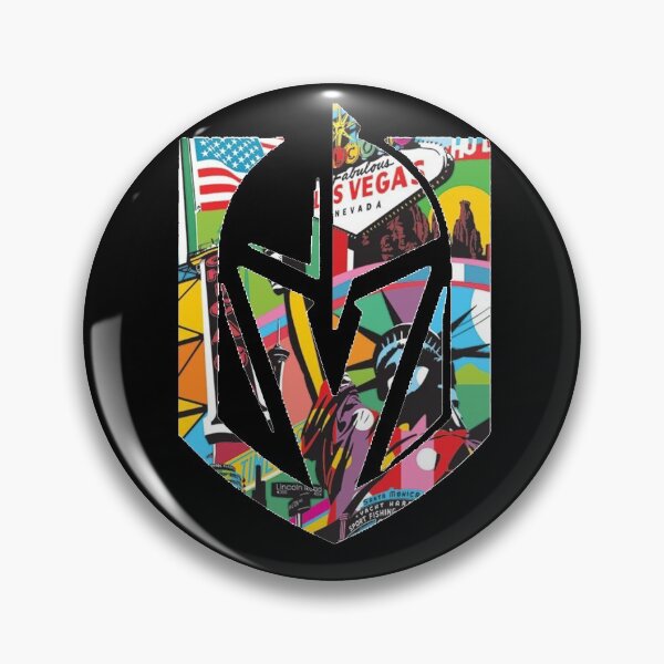 Item preview, Vegas Strip Illustration Pop Art Hockey - Face Mask -  Goalie Helmet designed and sold by VegasKnights.