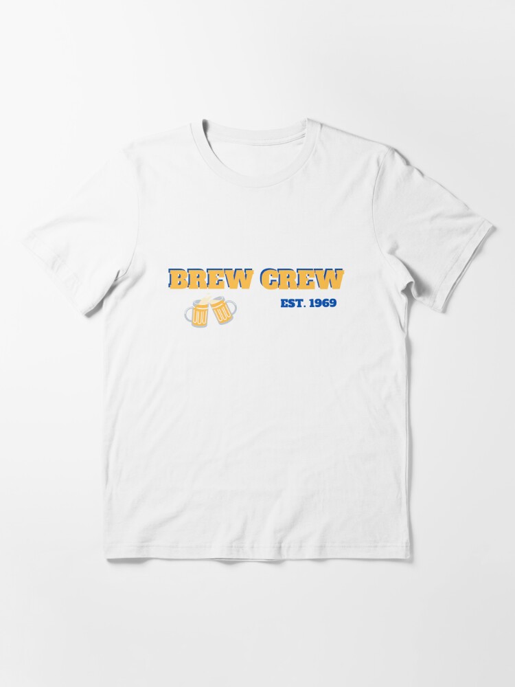 Brew Crew - White Essential T-Shirt for Sale by SaturdayACD