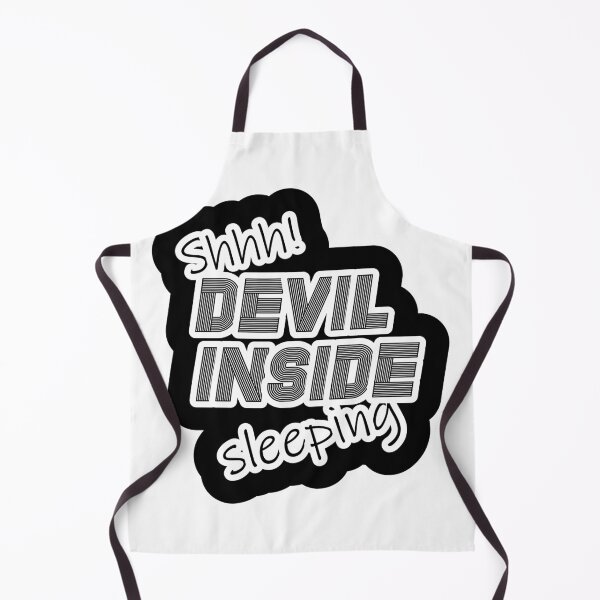 Item preview, Shhh! Devil inside sleeping black designed and sold by Kamiri.