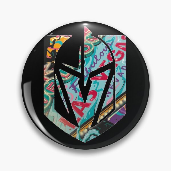 Item preview, Vegas Strip Illustration Pop Art Hockey - Face Mask - Goalie Helmet designed and sold by VegasKnights.