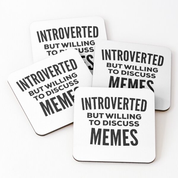 Item preview, Memes Introvert designed and sold by HalpinDesign.