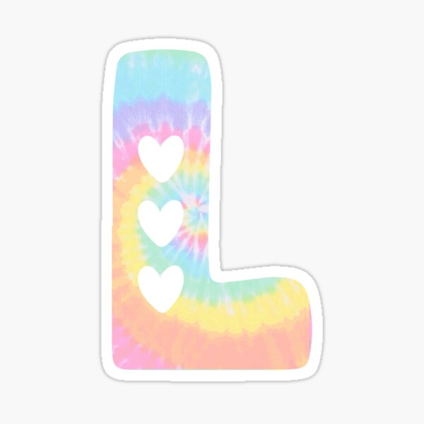 Letter L Pink Glitter Stickers Redbubble