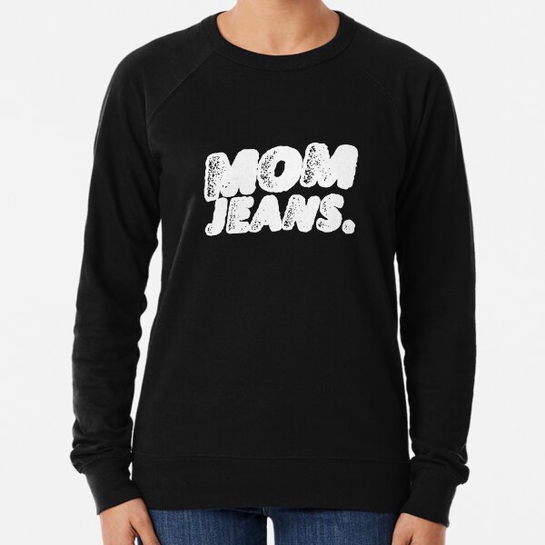 Logo de bande Mom Jeans Sweatshirt léger