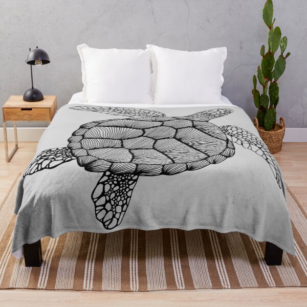 Item preview, Turtle Line Art Design black lines designed and sold by line212line.