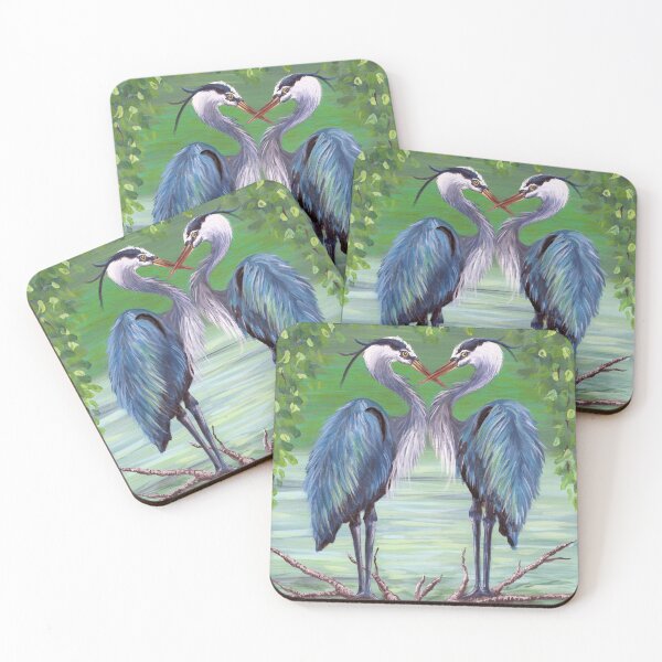 Item preview, Blue Heron Pair designed and sold by Wendy Custer.