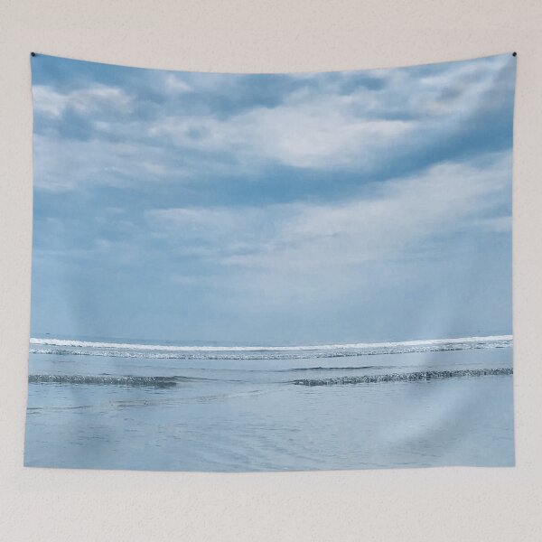 Item preview, Blue Sky and Waves Beach designed and sold by ArtistrybyNat.
