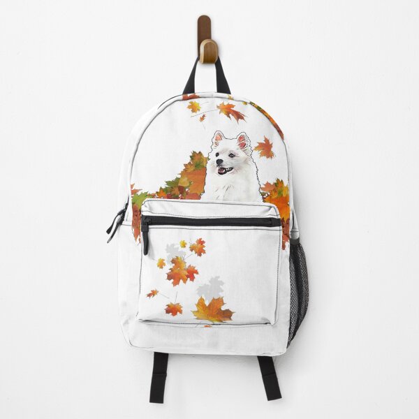 Item preview, American Eskimo Dog in the Leaves designed and sold by ProtanDesign.