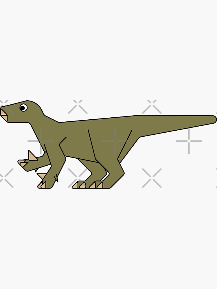 Thumbnail 3 of 3, Sticker, Iguanodon designed and sold by smclabby.