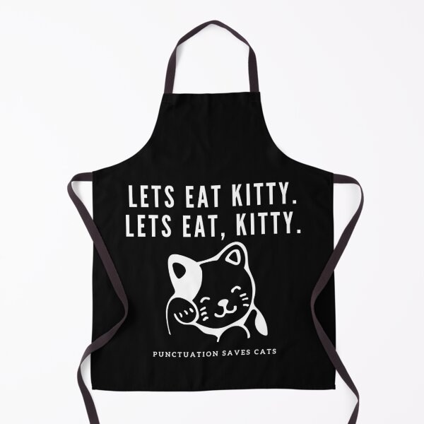 Item preview, Lets Eat Kitty Punctuation Saves cats designed and sold by ShopSpot.