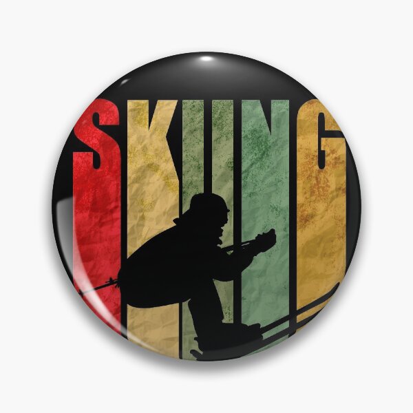 Item preview, Skiing Winter Sports Racing Skier -Vintage Retro Ski designed and sold by A7med-Design.