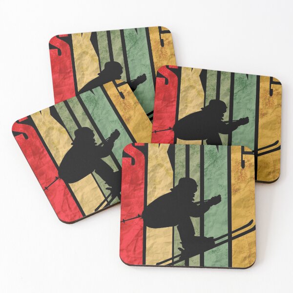 Item preview, Skiing Winter Sports Racing Skier -Vintage Retro Ski designed and sold by A7med-Design.