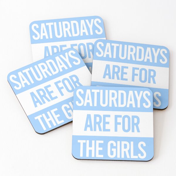 Item preview,  Saturdays are for the girls Blue designed and sold by GlowinUp Shop.
