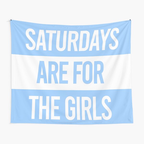 Item preview,  Saturdays are for the girls Blue designed and sold by GlowinUp Shop.