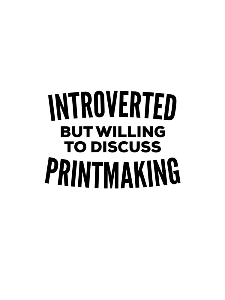Thumbnail 4 of 4, iPhone Case, Printmaking Introvert designed and sold by HalpinDesign.