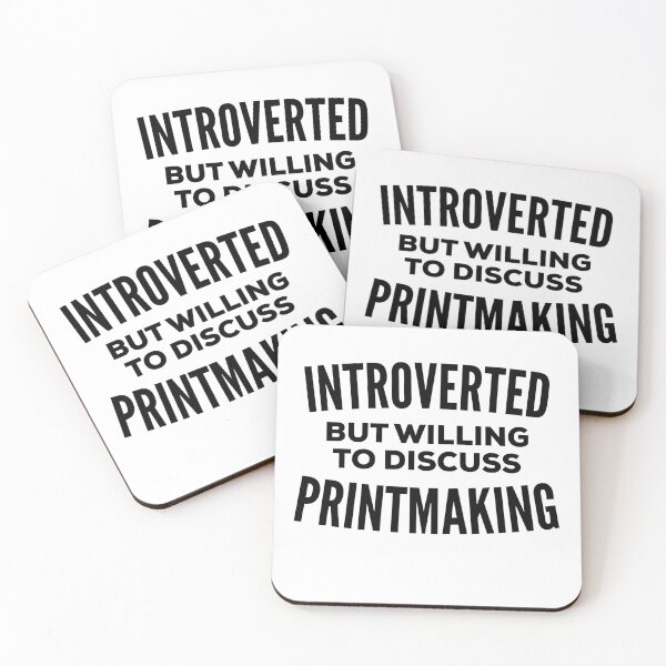 Item preview, Printmaking Introvert designed and sold by HalpinDesign.