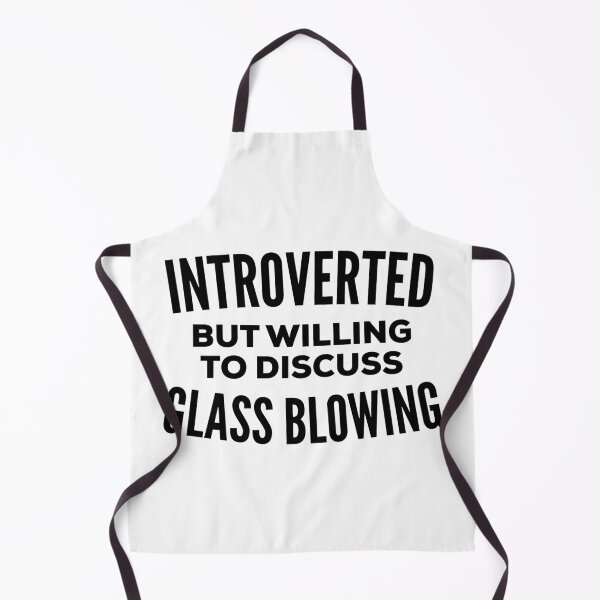 Item preview, Glass Blowing Introvert designed and sold by HalpinDesign.