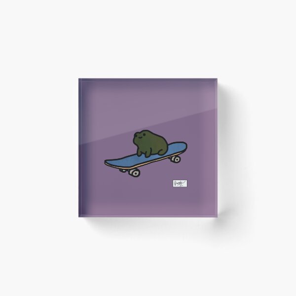 Item preview, Skateboarding Frog Doodle designed and sold by tdoodles.