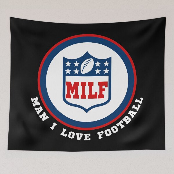 Artikelvorschau, MILF Mann Ich liebe Fußball American Football Design entworfen und verkauft von TAKEITTeeZee.
