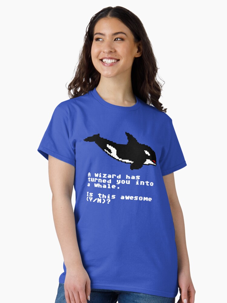 Thumbnail 2 of 7, Classic T-Shirt, Roy's 'Whale' T-Shirt IT Crowd designed and sold by Ruddyposting-.