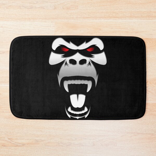 Item preview, Gorilla with red eyes angry face designed and sold by Nambaro.