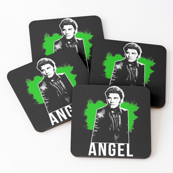 Item preview, Angel the Vampire - Green with White Text (BtVS) designed and sold by Vixetches.