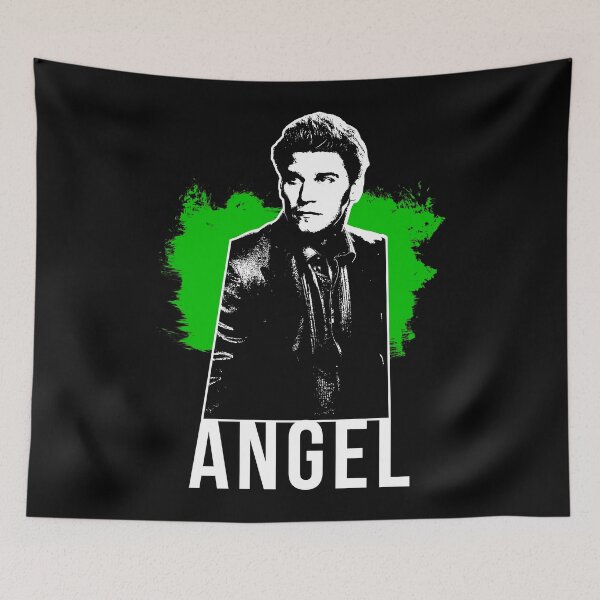 Item preview, Angel the Vampire - Green with White Text (BtVS) designed and sold by Vixetches.