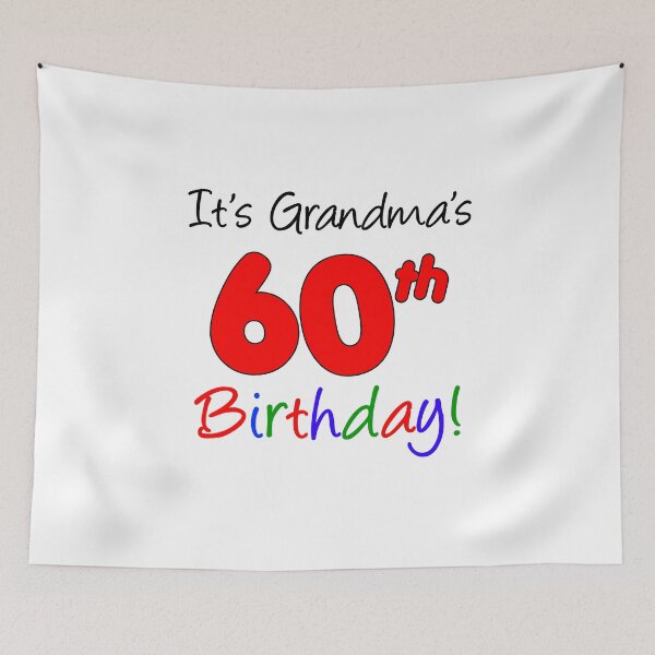 Item preview, It's Grandma's 60th Birthday designed and sold by jaycartoonist.