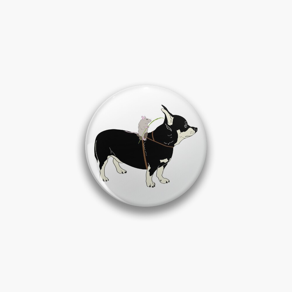 Mouse Rider Pin